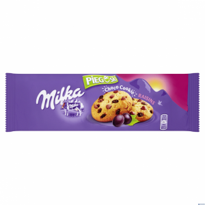 Ciastka MILKA Pieguski 135g Czekolada i rodzynki CHOCO COOKIE RAISINS