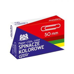 Spinacz kolorowy R-50 -50szt.GRAND 110-1661