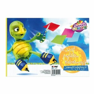 Zeszyt papierów kolorowych samoprzylepnych A4 8 kartek Sweet Colours 01211 KOMA-PLAST