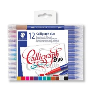 Pisak artystyczny do kaligrafii, Design Journey, 3.5mm i 2mm, 12 kol., Staedtler S 3005 TB12