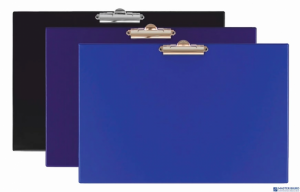 Deska klip A4 zamek na długim boku pozioma niebieska KH-20-01 BIURFOL