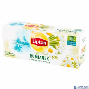 Herbata LIPTON TAJLANDIA rumianek z trawą cytrynową CAMOMILE 20t ziołowa