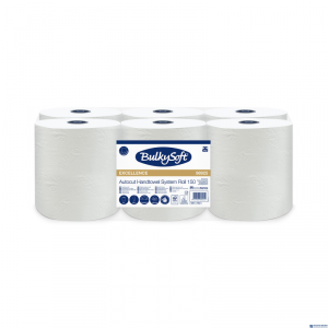 Ręcznik w roli autocut PRO (6rolek) biały, celuloza, 3w, 150m, 98925 BULKYSOFT