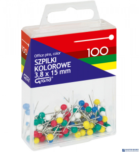 Szpilki Kolorowe 100 GRAND T4, 3, 8x15mm GRAND 110-1671