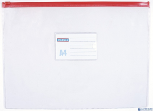 Torebka na suw.ZIPPER BAG A4 PVC 330 17980001PL-00 DONAU