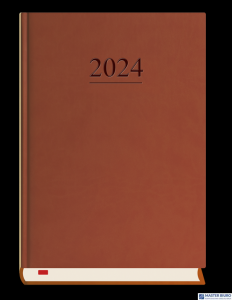 Terminarz Menadżera A5 2024 - ciemno brązowy Michalczyk i Prokop T-203V-S2