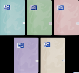 Zeszyt Oxford Touch Pastelowy A4 60 kartek 90 g kratka 5x5 mm 400175353