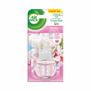 AIR WICK odświeżacz Elektryczny Magnolia i Kwiat Wiśni wkład 19 ml