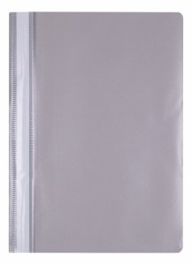 Skoroszyt OFFICE PRODUCTS, PP, A4, miękki, 100/170mikr., szary, 21101111-10