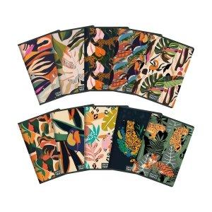Zeszyt_TOP 2000 COLLAGE TROPICS A5 96k 70g mix linia z marginesem 400157940 SALE