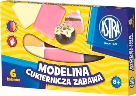 Modelina cukiernicza zabawa 6 kolorów ASTRA, 304114001
