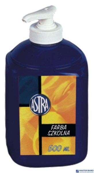 Farba szkolna Astra 500 ml - niebieska, 83410900