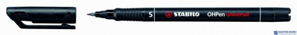 Foliopis STABILO OHPen niezmywalny 0.4mm czarny 841/46