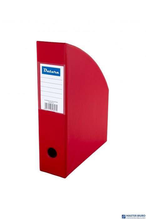 Pojemnik na czasopisma DOTTS A4 10cm czerwony PCV (SD-36-07)