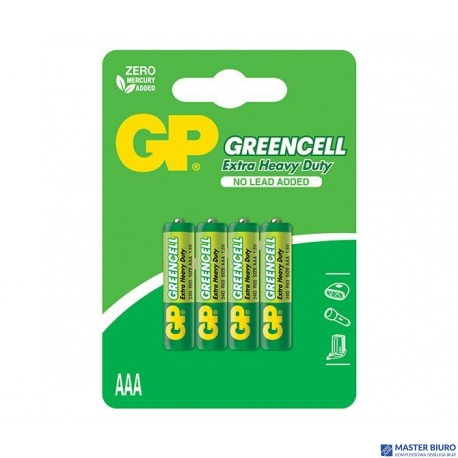 Bateria GREENCELL 24G-U4 1,5V (4) R03 chlorkowo-cynkowa GP (AAA)