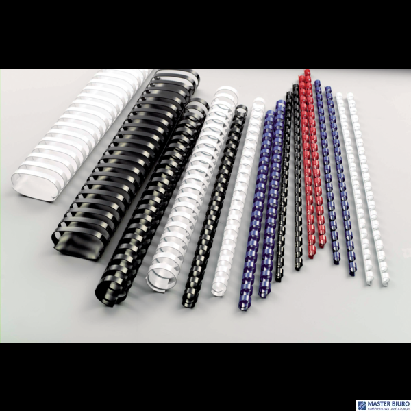 Grzbiety do bindowania plastikowe GBC Combs, A4, 12 mm, czarne , 100 szt. 4028177