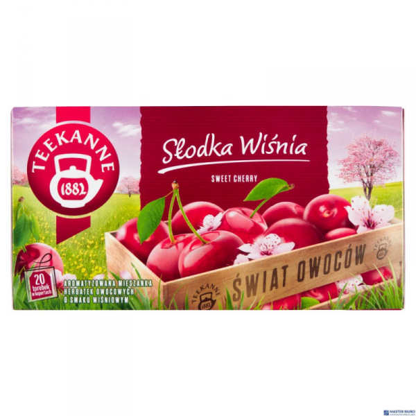 Herbata TEEKANNE SWEET CHERRY słodka wiśnia 20t owocowa