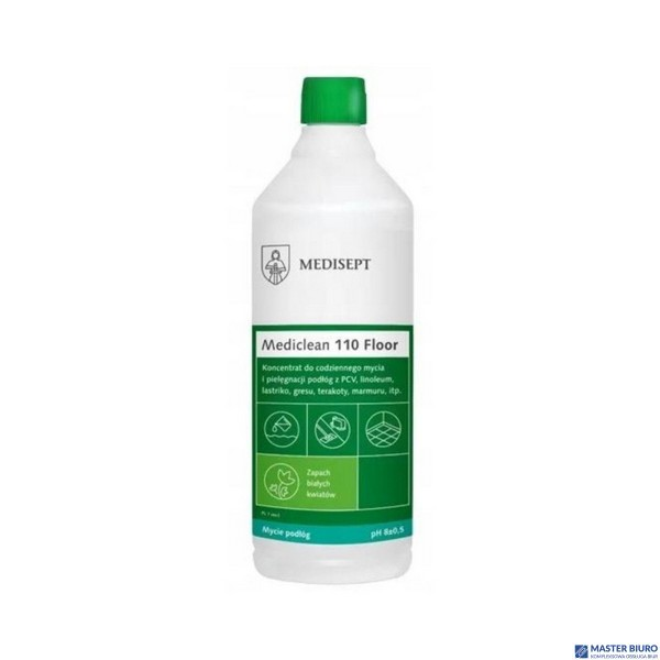 MEDICLEAN 110 Floor koncentra do mycia i pielęgnacji wodoodpornych podłóg 1L (egzotyczny)