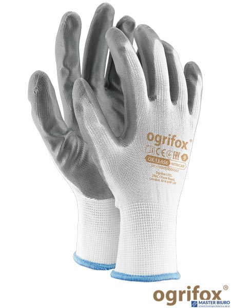 Rękawice powlekane nitrylem XL - 10 OGRIFOX OX-NITRICAR BS