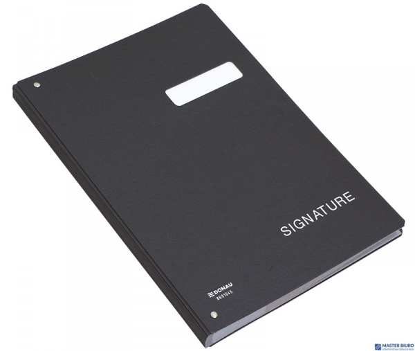 Teczka do podpisów 8691045 cza rna A4 20p (X)