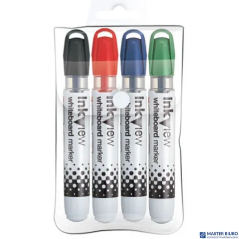Marker do tablic suchościeralnych UNI PWB-202, zestaw 4 kolory UNPWB202/4C