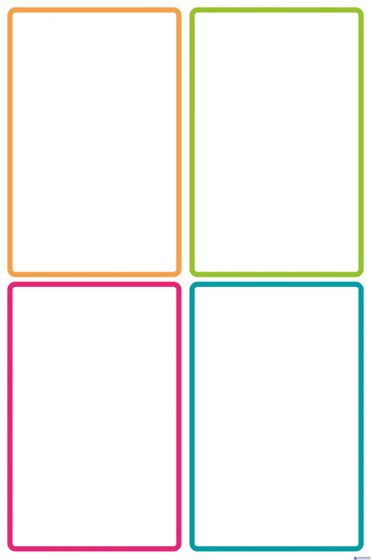 Naklejki do oznaczania; 48 x 70 mm, 8 naklejek, kolorowe ramki, AVERY NAME8C