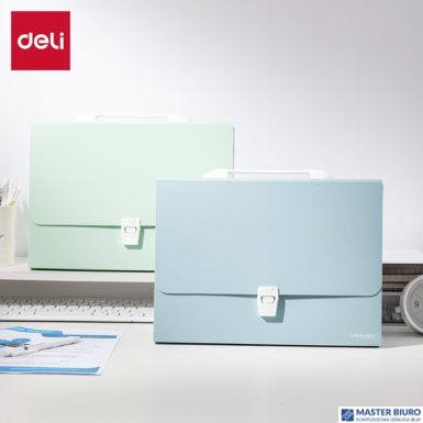 Teczka ofertowa Deli EF633, Urban Root, Expanding File, format A4, 8 przegródek, mix kolorów, 1 szt,