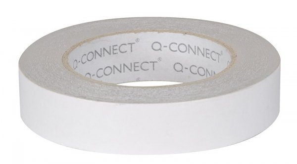 Taśma dwustronna montażowa Q-CONNECT, piankowa, 24mm, 3m, biała, KF17479