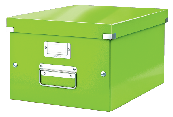 Pudło_ LEITZ C&S uniwersalne średnie WOW zielone 60440064