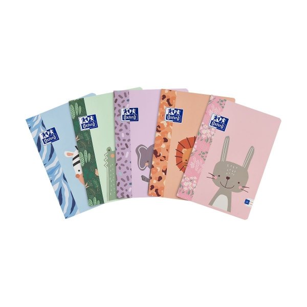 Zeszyt OXFORD KIDS A5/32K linia podwójna kolorowa 400170268