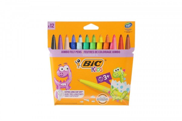 Flamastry BIC Kids Visacolor XL 12szt. 8922233