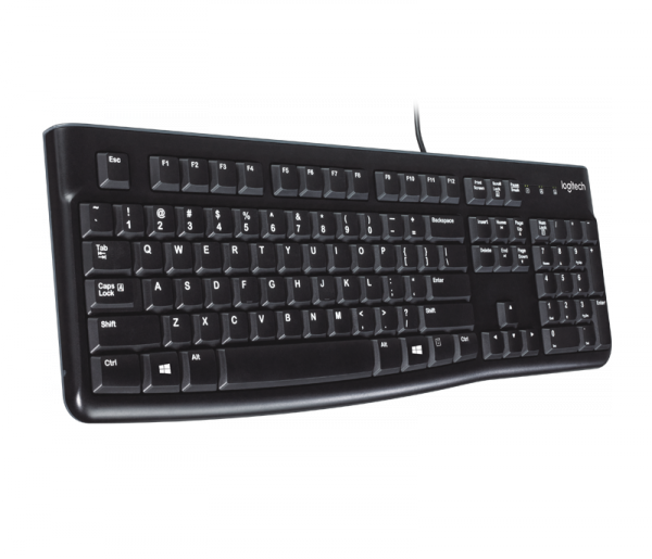 Klawiatura LOGITECH K120 USB przewodowa czarna