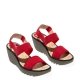 Sandały Fly London YACO 416 Lipstick Red Cupido P501416001