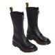 Kozaki Dr. Martens 1B99 Frnt Zip Black Wanama & Black Milled Nappa 32053001