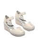 Sandały Fly London BISO 305 Offwhite Mousse P501305022