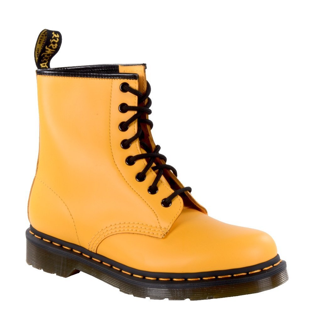 mens yellow doc martens