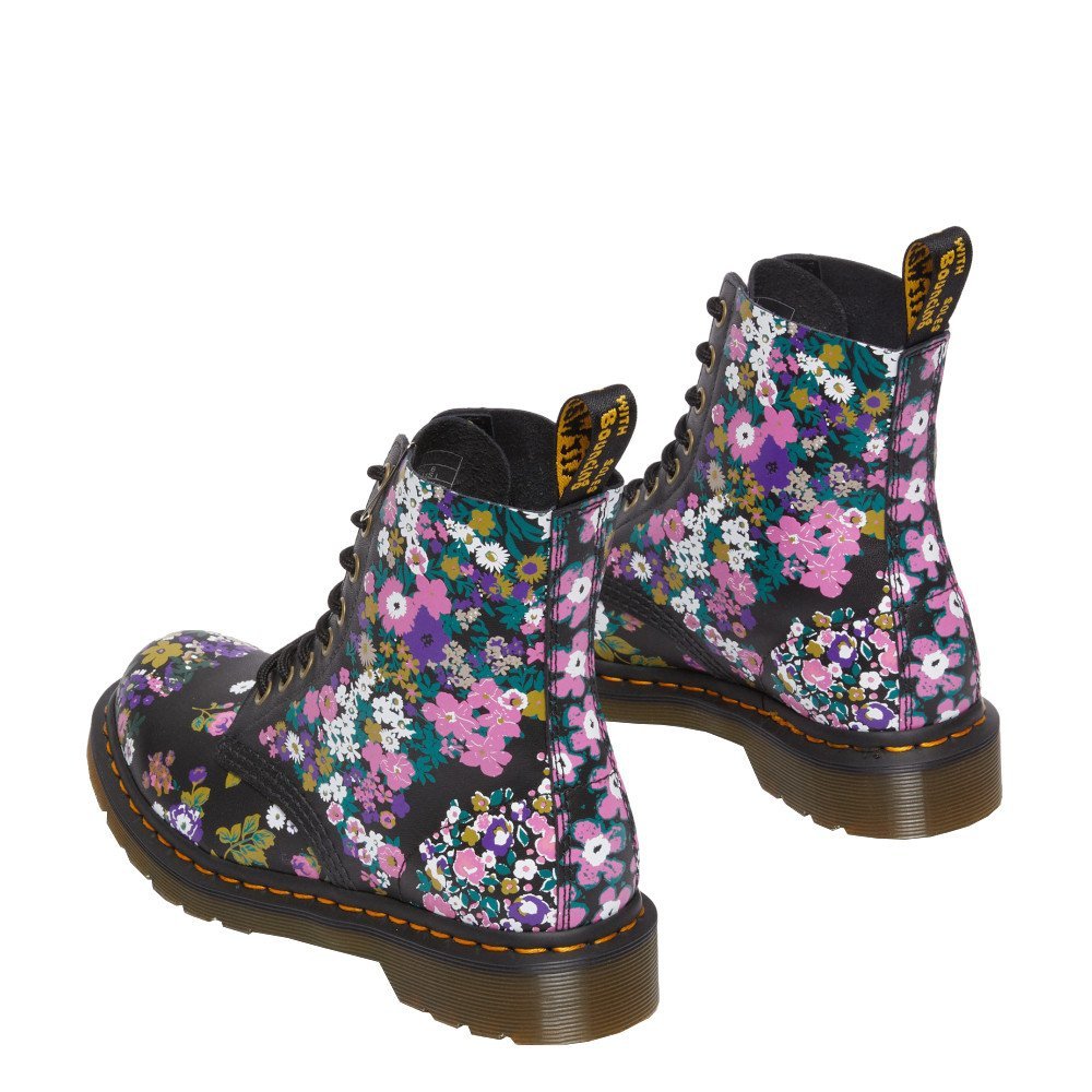 Buty Dr. Martens 1460 PASCAL Black Multi Vintage Floral Backhand