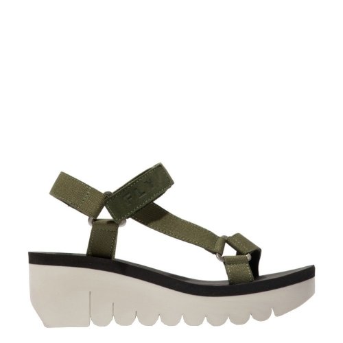 Sandały Fly London YEFA 726 Military Black Cupido P144726006