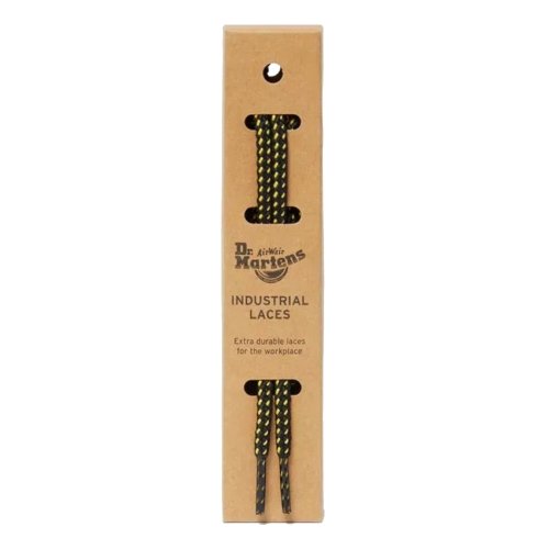 Sznurowadła Dr. Martens Czarno - Żółte Płaskie 100cm AC488001
