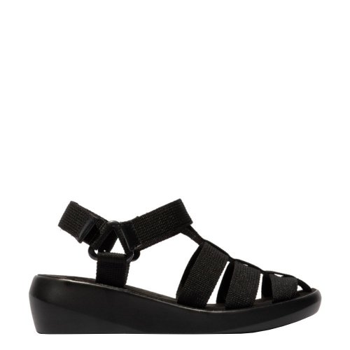 Sandały Fly London BASA 841 Black Webbing P144841000