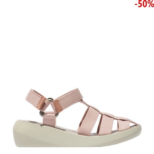 Sandały Fly London BASA 841 Light Pink Webbing P144841003
