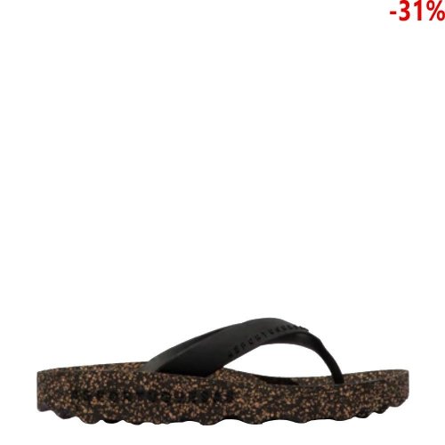 Klapki Asportuguesas FEEL Black P018075001