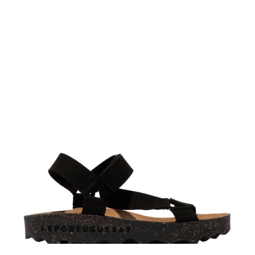 Sandały Asportuguesas CLEW L Eco Suede Black P018222000