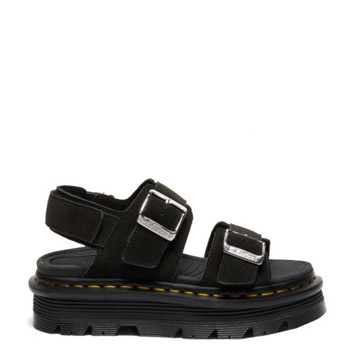 Sandały Dr. Martens ZEBZAG SANDAL Black EH Suede 42689001