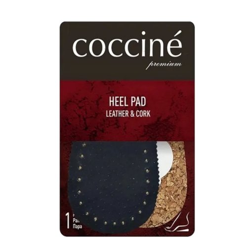 Podpiętki Coccine LEATHER ON CORK Black