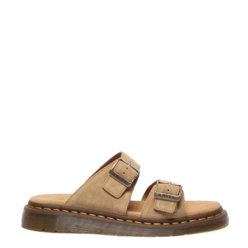 Klapki Dr. Martens JOSEF SLIDE Tan Bronx Suede 41083200