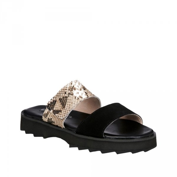 Klapki Emu AUSTRALIA FANTAIL SNAKE Black W12483