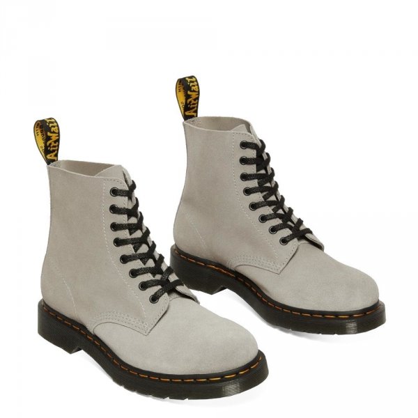 Buty Dr. Martens 1460 PASCAL Grey E H Suede 27854076