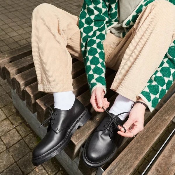 Półbuty Dr. Martens 1461 MONO Black Smooth 14345001