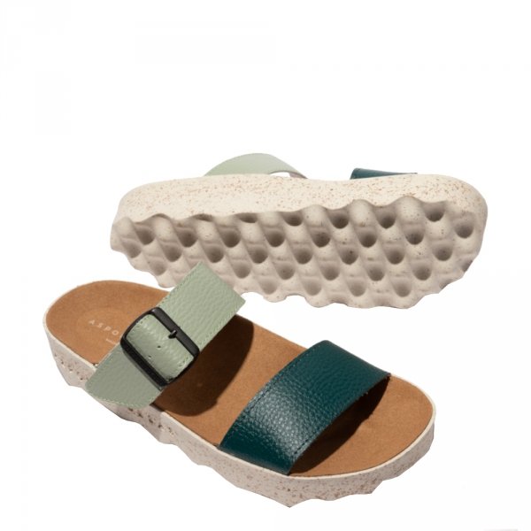 Klapki Asportuguesas COLY L Peacock Sage Eco Yannick P018225015